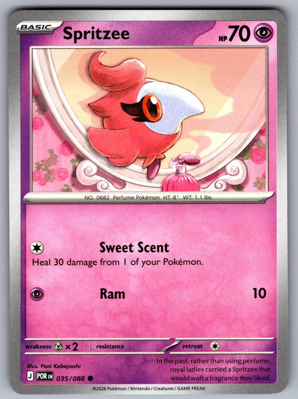 Spritzee Common ME03: Perfect Order 035/088 NM 2026