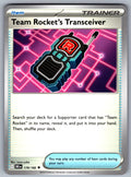 Team Rocket's Transceiver Uncommon SV10: Destined Rivals 178/182 NM 2025