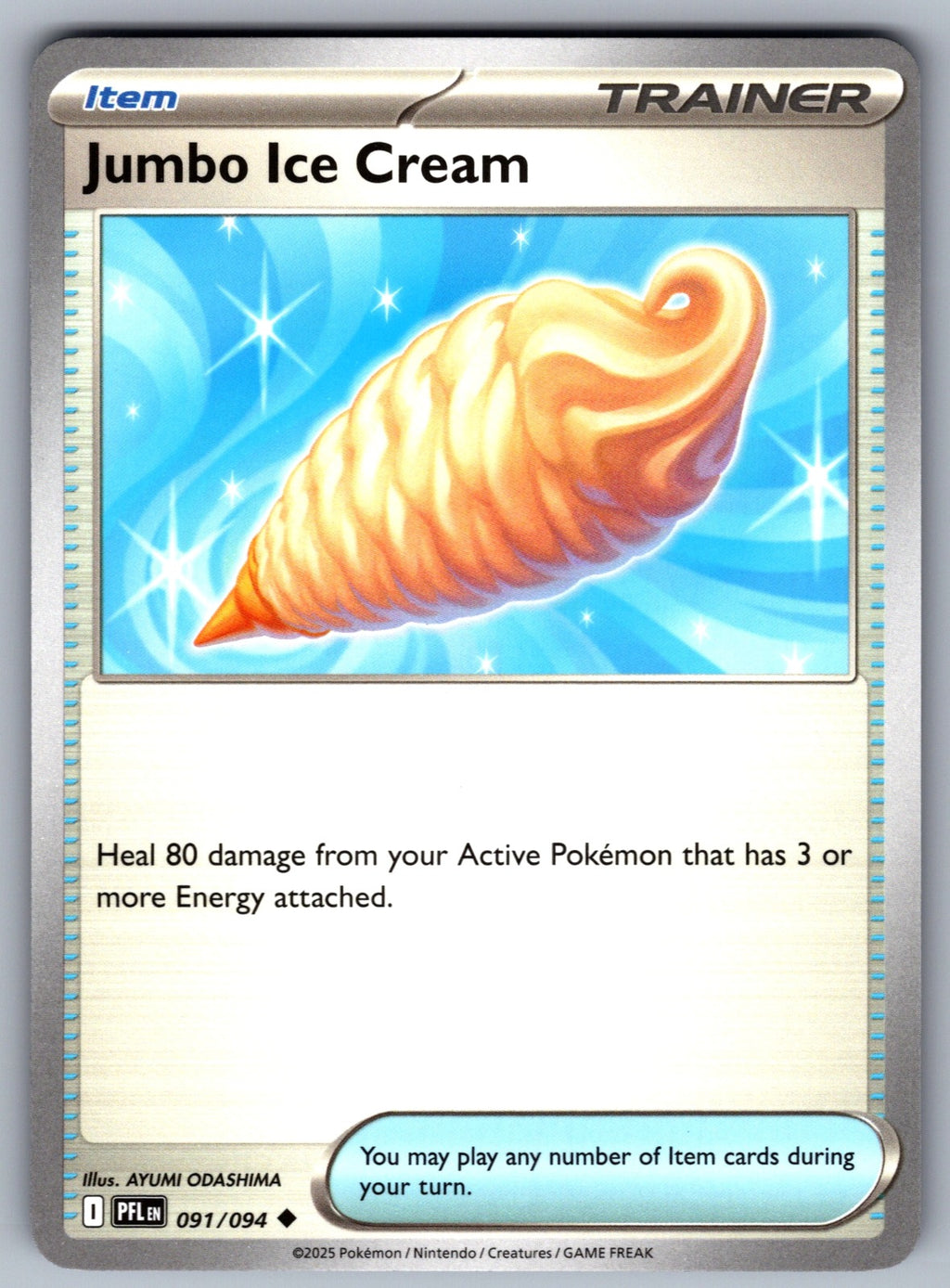 Jumbo Ice Cream Uncommon ME02: Phantasmal Flames 091/094 NM 2025