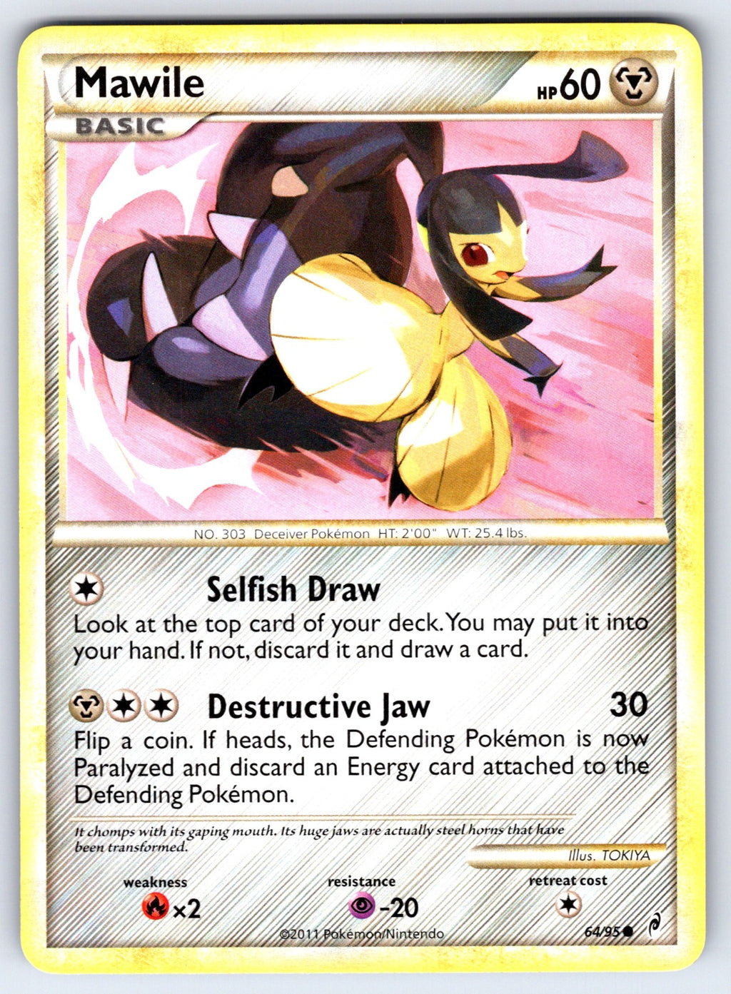 Mawile Common Call of Legends 64/95 LP 2011