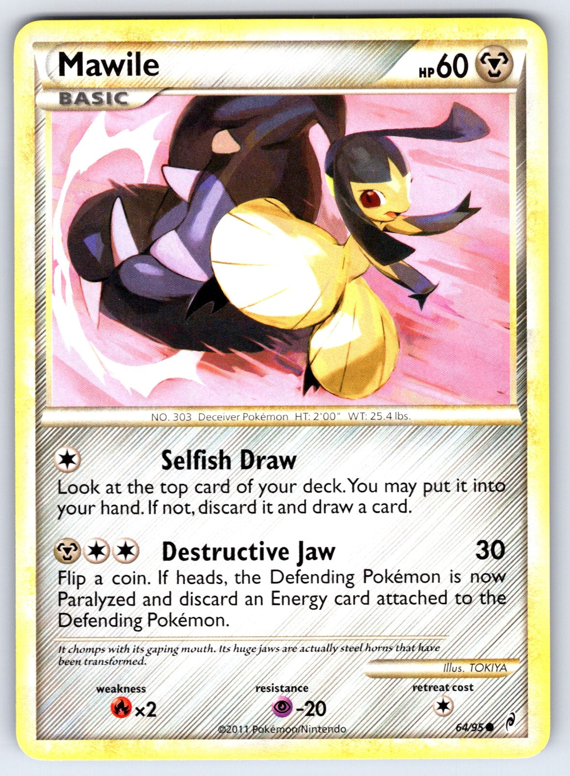 Mawile Common Call of Legends 64/95 LP 2011