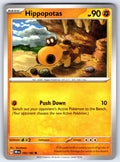 Hippopotas Common SV10: Destined Rivals 105/182 NM 2025