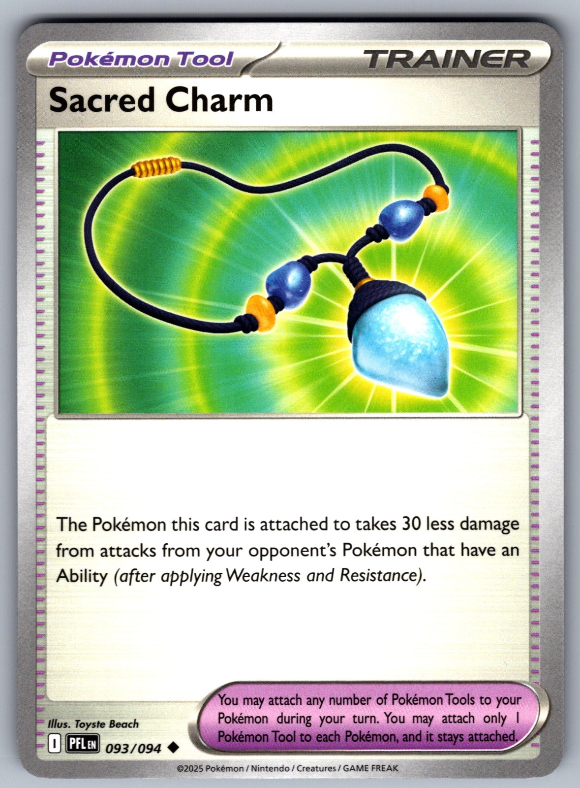 Sacred Charm Uncommon ME02: Phantasmal Flames 093/094 NM 2025