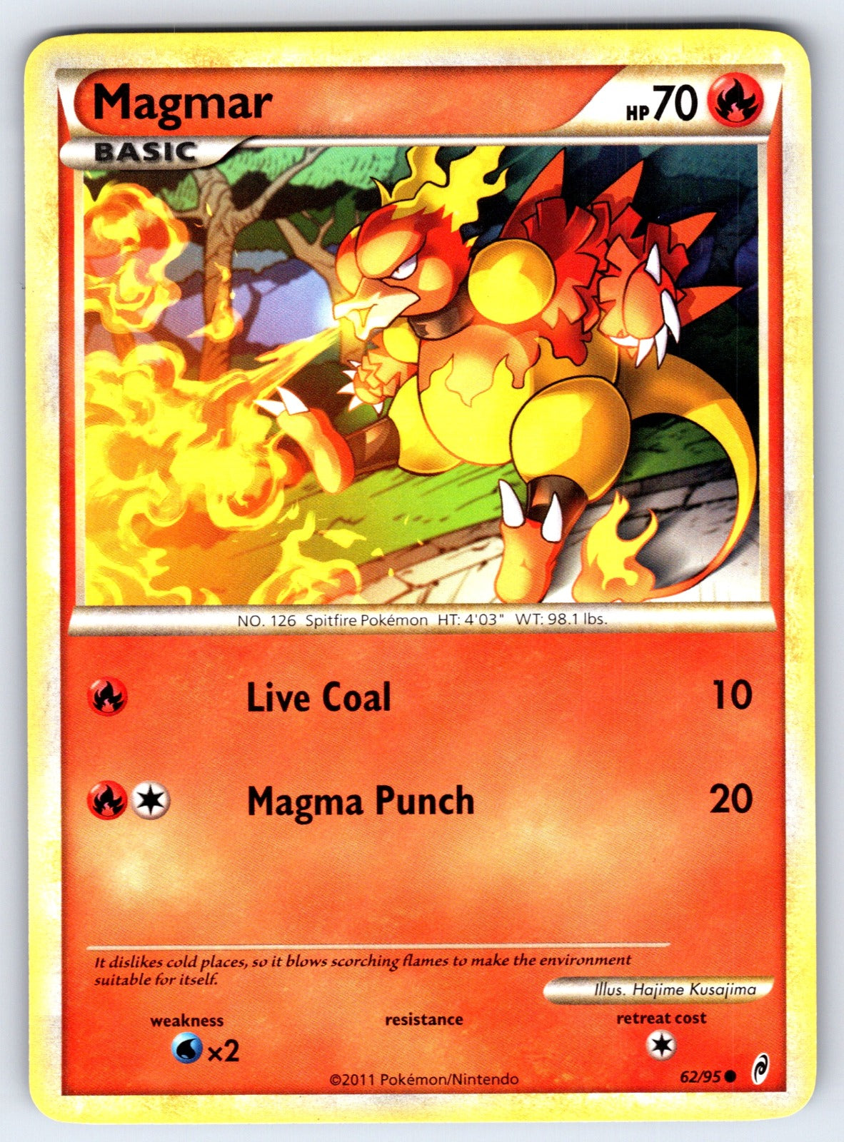Magmar Common Call of Legends 62/95 LP 2011