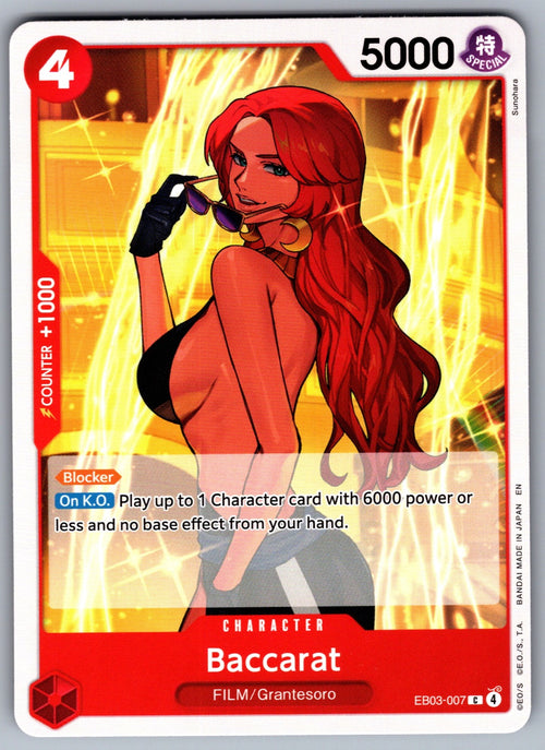 Baccarat C Extra Booster: One Piece Heroines Edition EB03-007 NM 2026