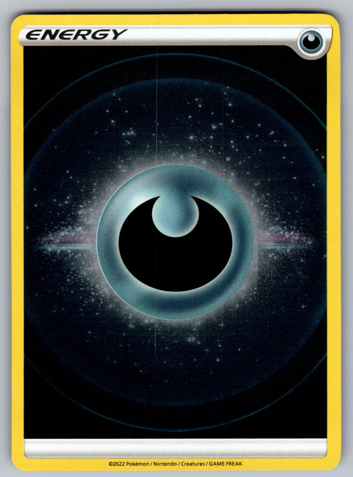 Darkness Energy (Texture Full Art) Holo Ultra Rare SWSH: Crown Zenith 158/159 NM