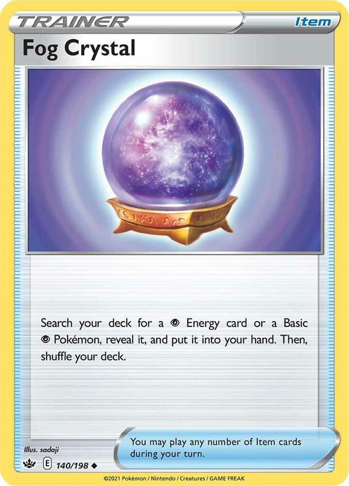 Fog Crystal Uncommon SWSH06: Chilling Reign 140/198 NM 2021