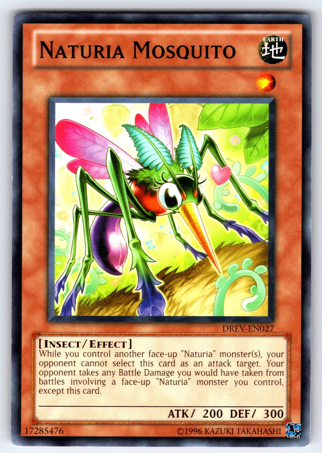 Naturia Mosquito Unlimited Common Duelist Revolution DREV-EN027 LP 2010