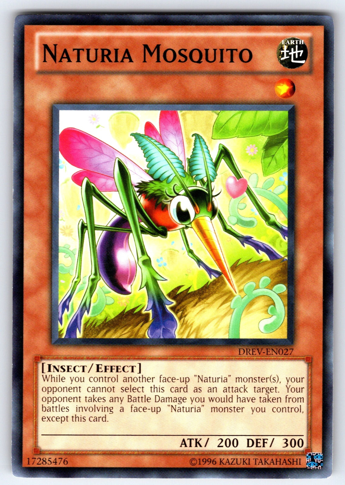 Naturia Mosquito Unlimited Common Duelist Revolution DREV-EN027 LP 2010
