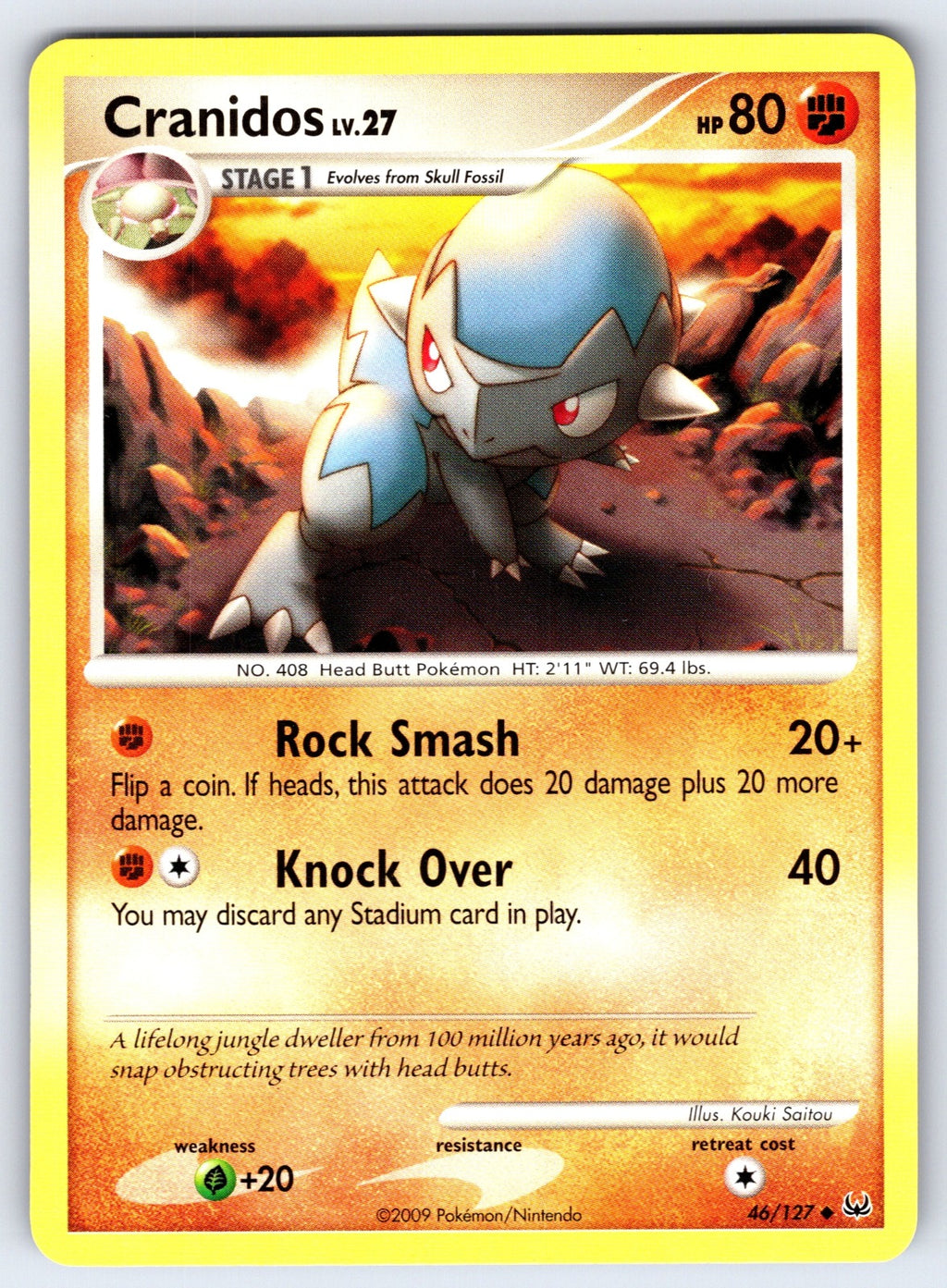 Cranidos Uncommon Platinum 46/127 LP 2009