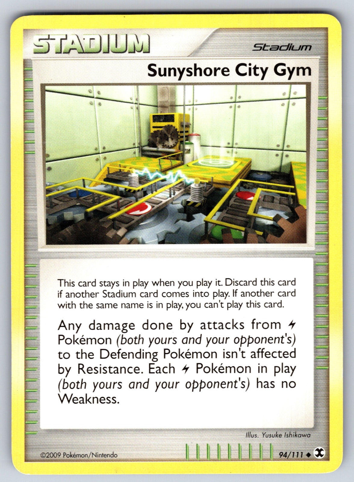 Sunyshore City Gym Uncommon Rising Rivals 94/111 LP 2009