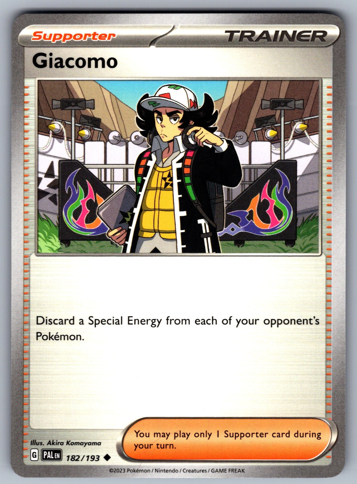 Giacomo Uncommon SV02: Paldea Evolved 182/193 NM 2023