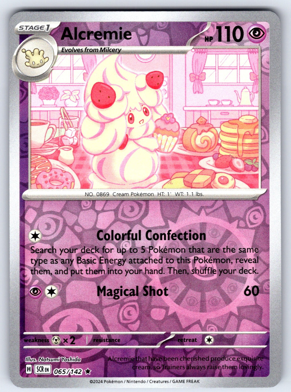 Alcremie Reverse Holo Rare SWSH02: Rebel Clash 087/192 NM 2020