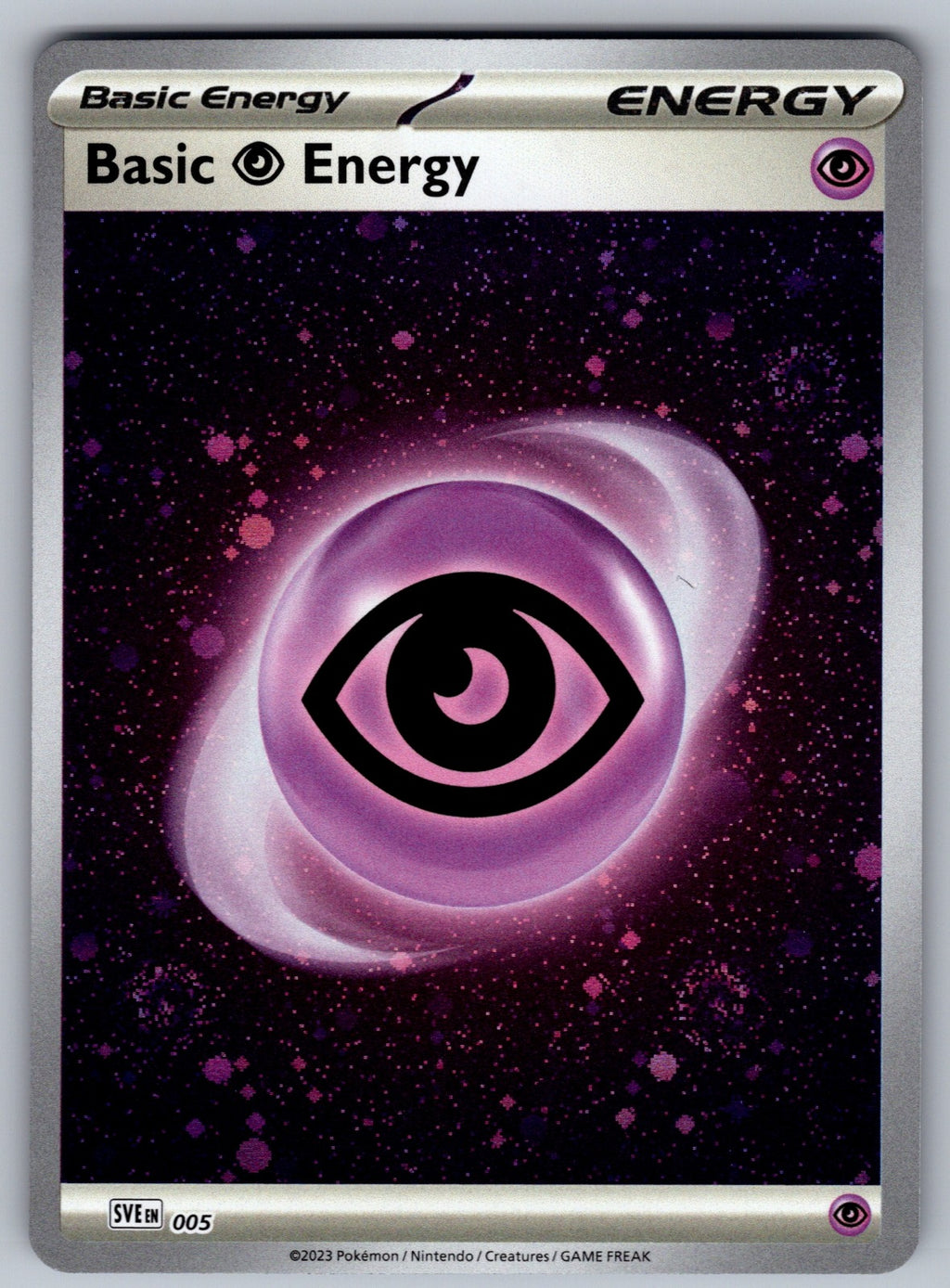 Basic Psychic Energy (Cosmos Holo) Holo Common SVE: Scarlet & Violet Energies 