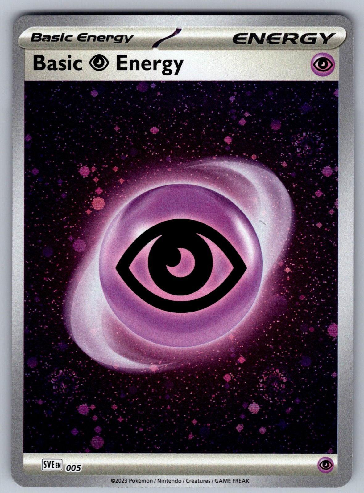 Basic Psychic Energy (Cosmos Holo) Holo Common SVE: Scarlet & Violet Energies 