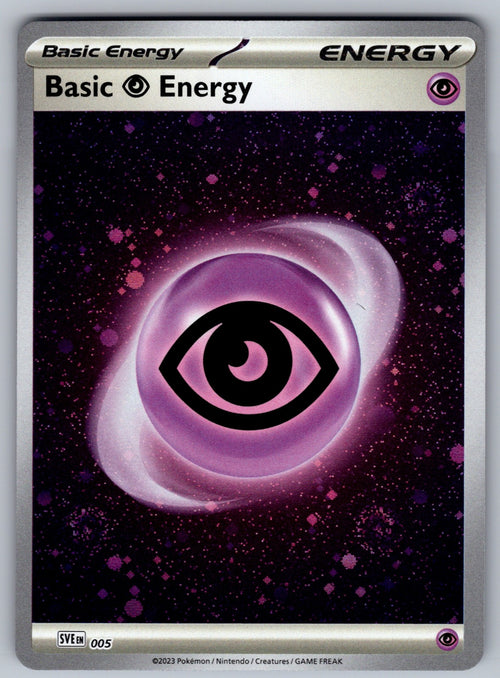 Basic Psychic Energy (Cosmos Holo) Holo Common SVE: Scarlet & Violet Energies 