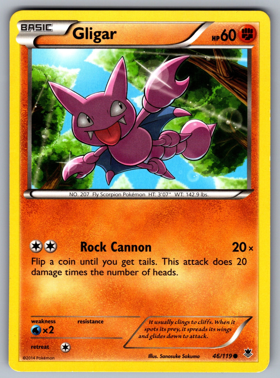 Gligar Common XY - Phantom Forces 46/119 LP 2014