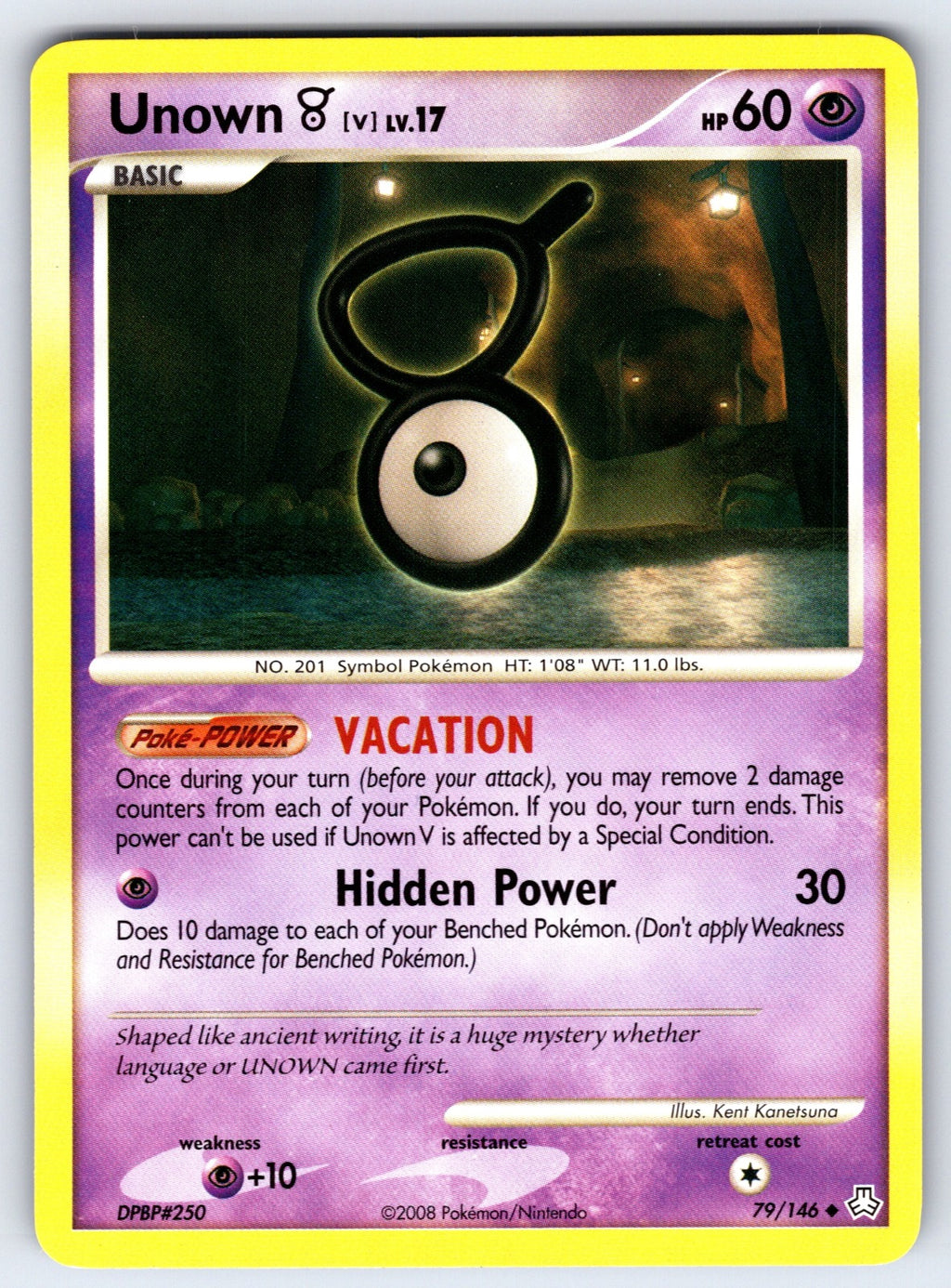 Unown (V) Uncommon Legends Awakened 79/146 LP 2008