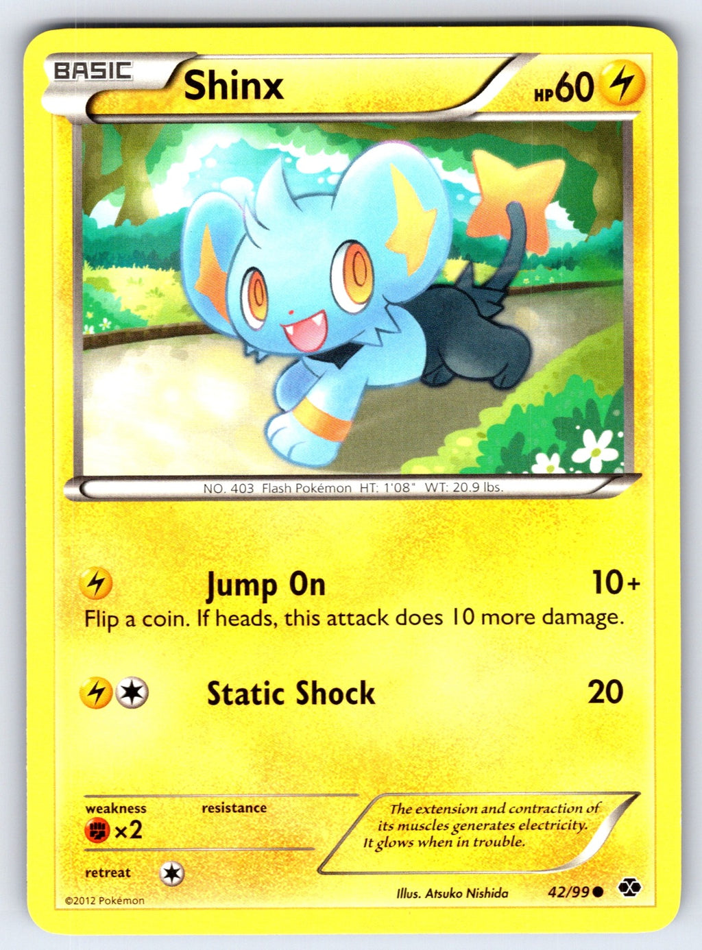Shinx (42) Common Next Destinies 42/99 LP 2012