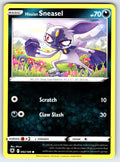 Hisuian Sneasel Common SWSH10: Astral Radiance 092/189 LP 2022
