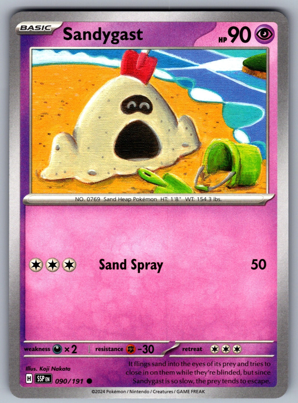Sandygast Common SV08: Surging Sparks 090/191 NM 2024