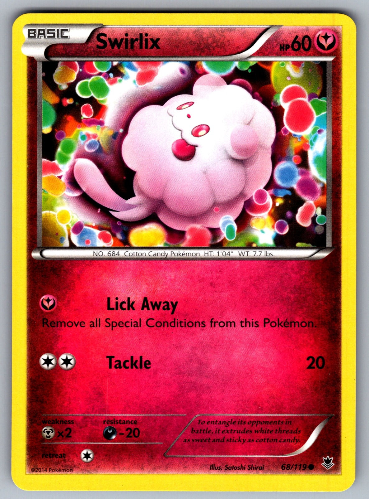 Swirlix Common XY - Phantom Forces 68/119 LP 2014