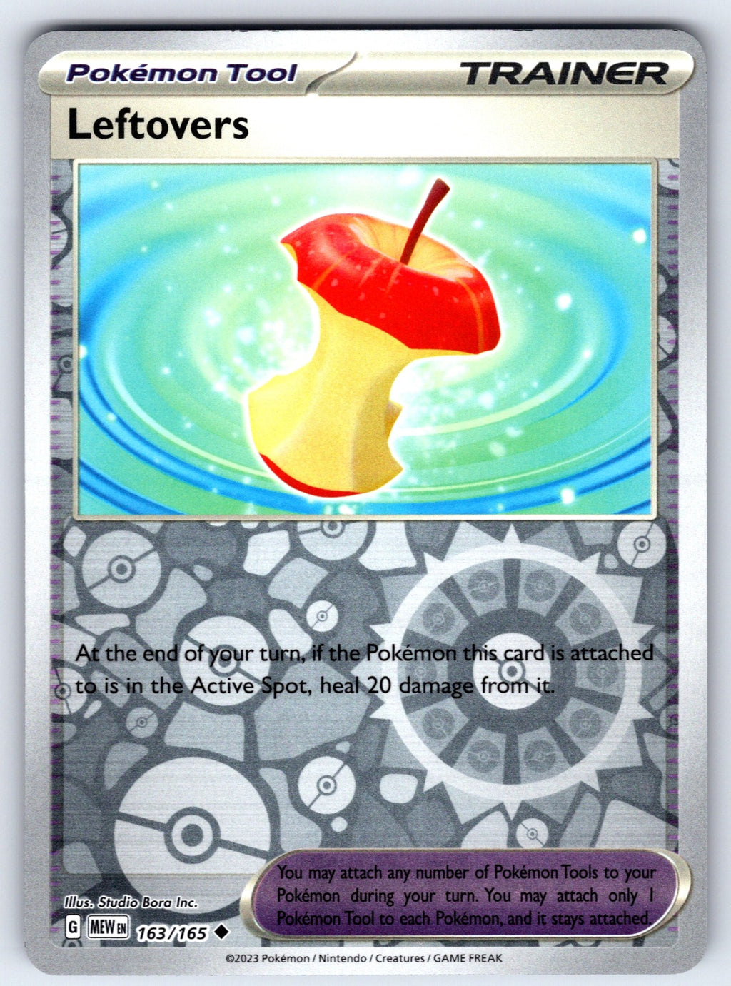 Leftovers Reverse Holo Uncommon SV: Scarlet & Violet 151 163/165 NM 2023