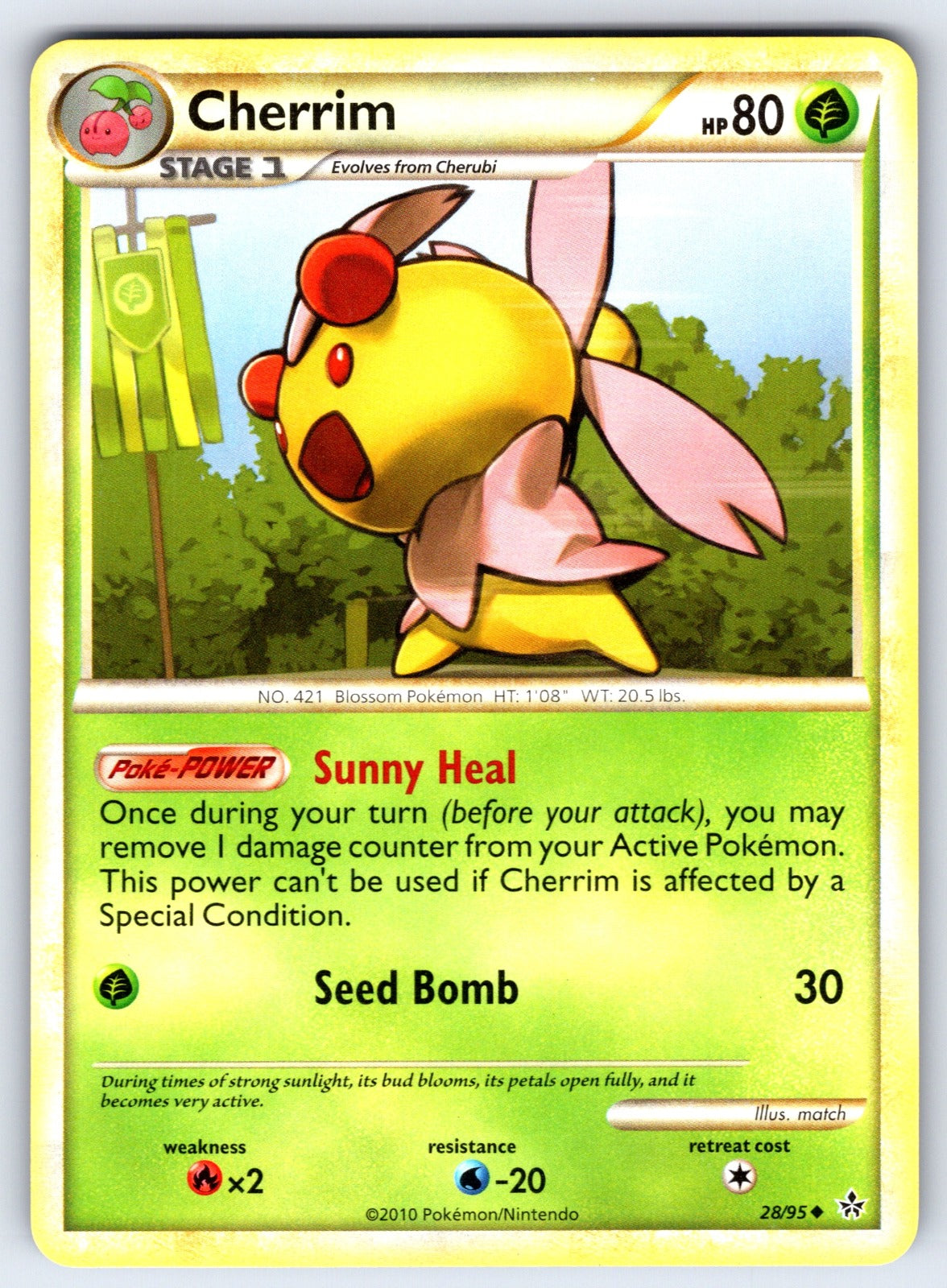 Cherrim Uncommon Unleashed 28/95 LP 2010