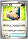 Snorlax Doll Uncommon SV04: Paradox Rift 175/182 NM 2023