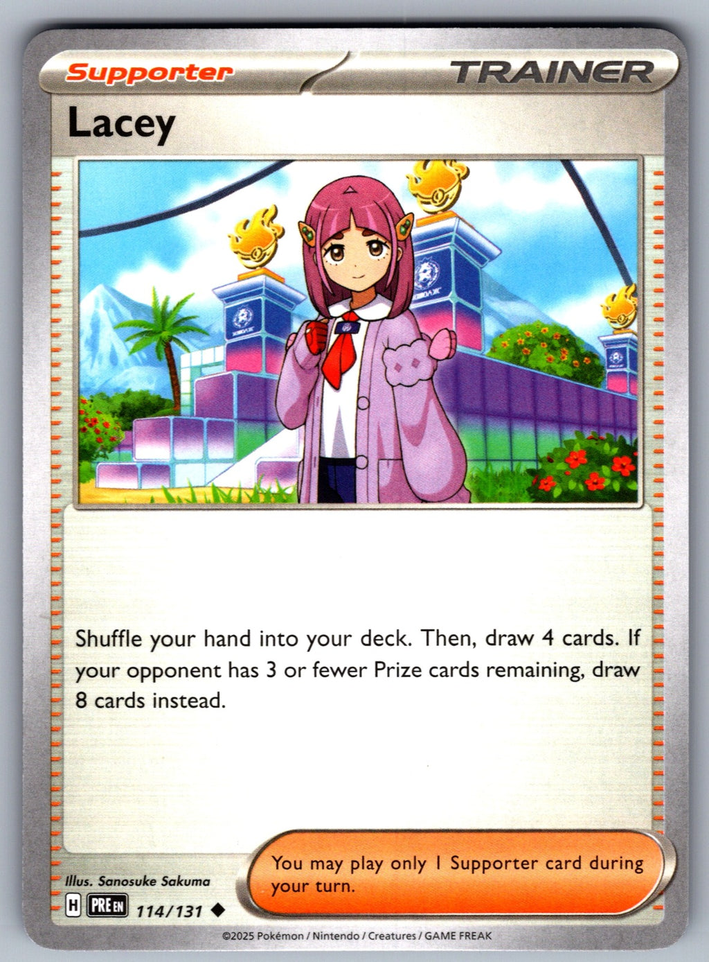 Lacey Uncommon SV: Prismatic Evolutions 114/131 NM 2025