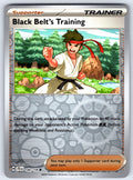 Black Belt's Training Reverse Holo Common SV09: Journey Together 144/159 NM 2025