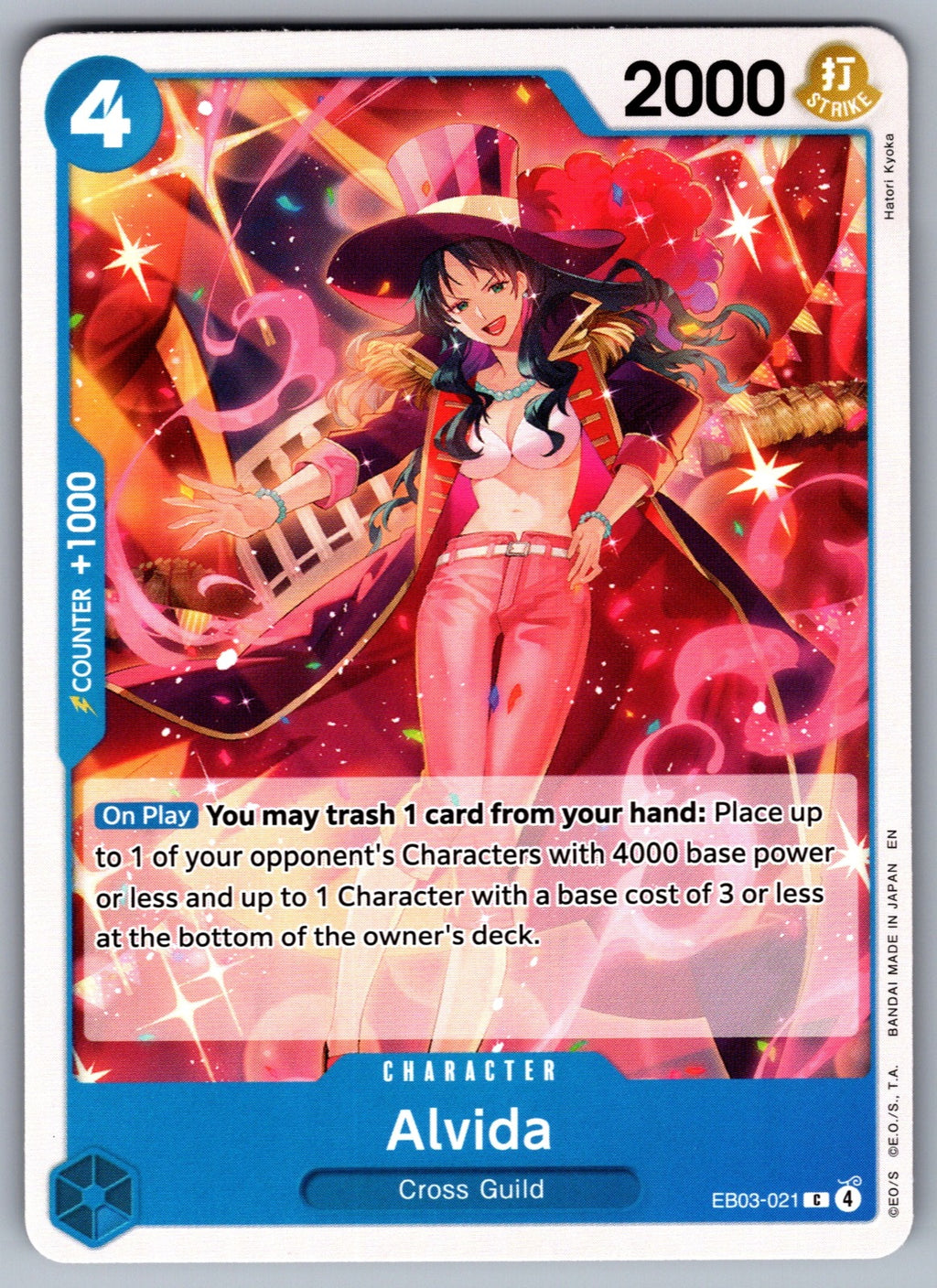 Alvida C Extra Booster: One Piece Heroines Edition EB03-021 NM 2026