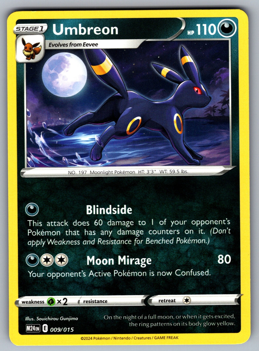 Umbreon Promo McDonald's Promos 2024 009/015 NM 2025