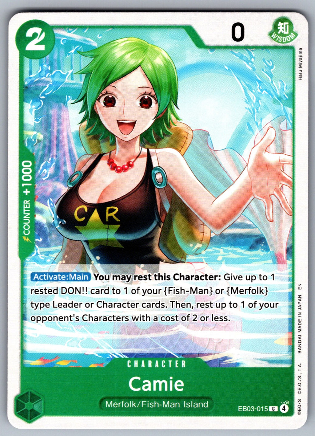 Camie C Extra Booster: One Piece Heroines Edition EB03-015 NM 2026