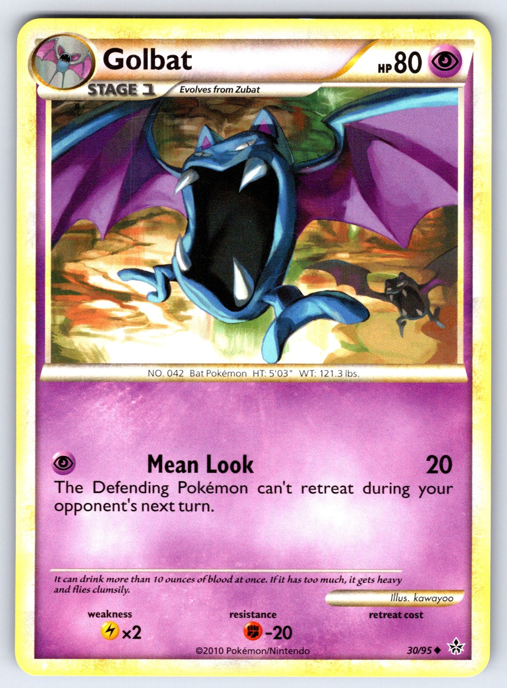 Golbat Uncommon Unleashed 30/95 LP 2010