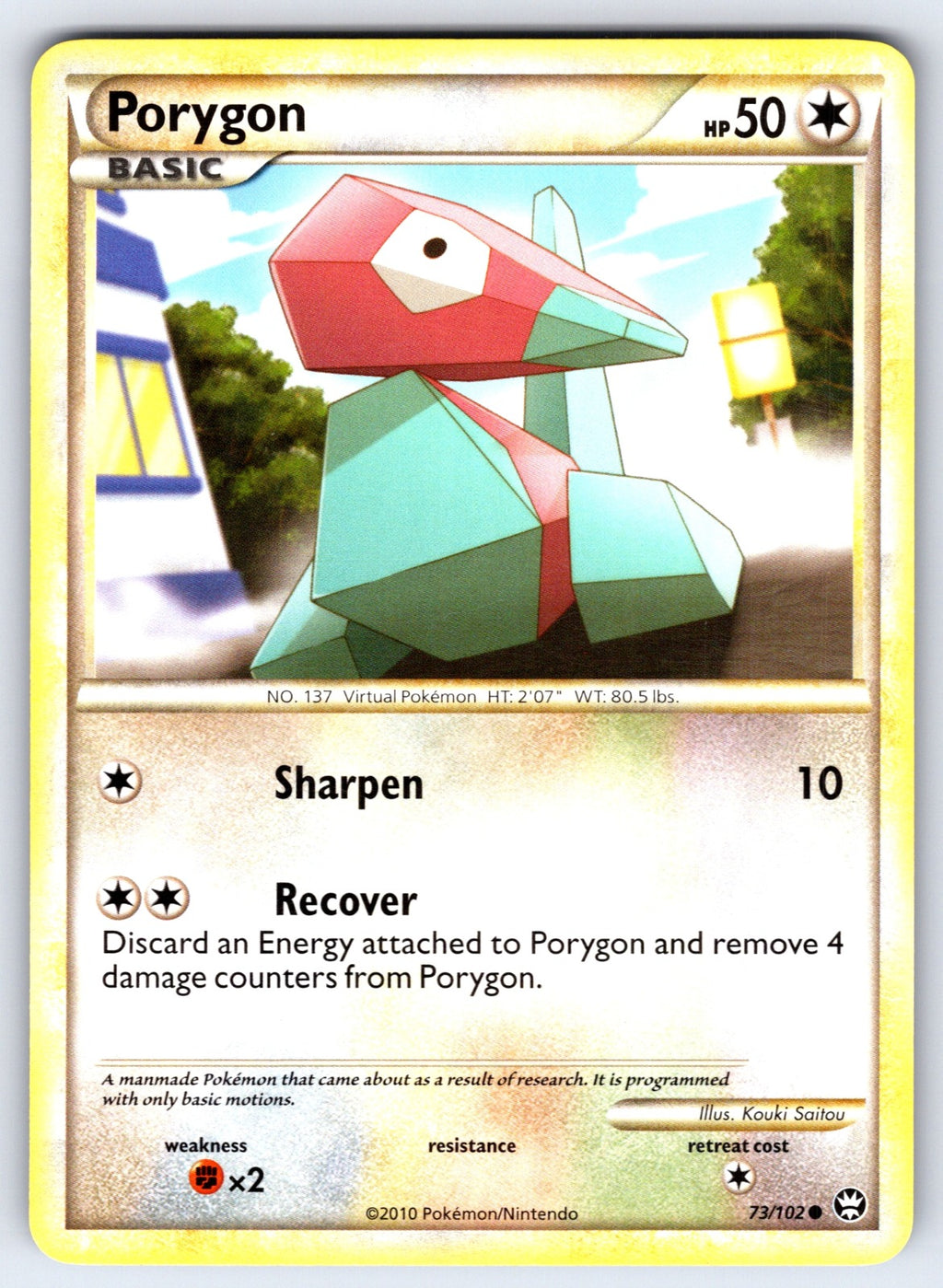 Porygon Common Triumphant 73/102 LP 2010