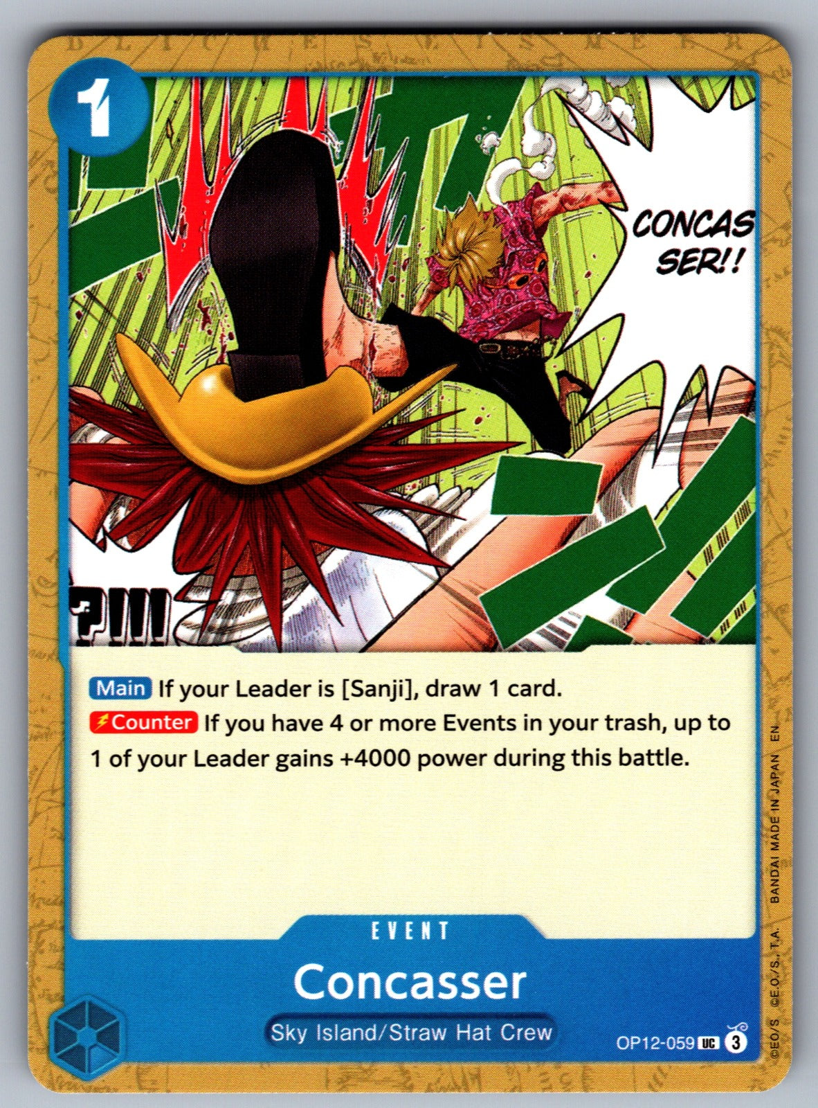 Concasser UC Legacy of the Master OP12-059 NM 2025