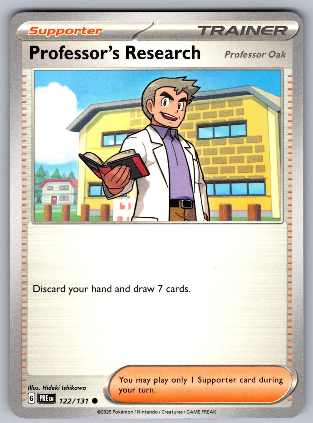 Professor's Research [Professor Oak] Common SV: Prismatic Evolutions 122/131 NM 