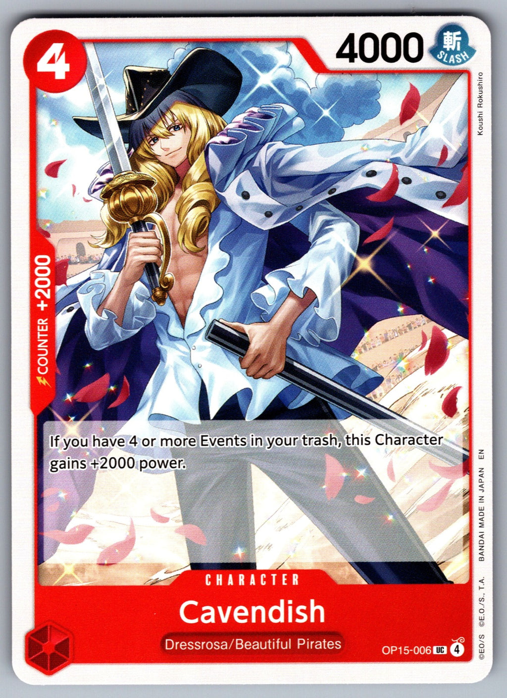 Cavendish UC Adventure on Kami's Island OP15-006 NM 2026