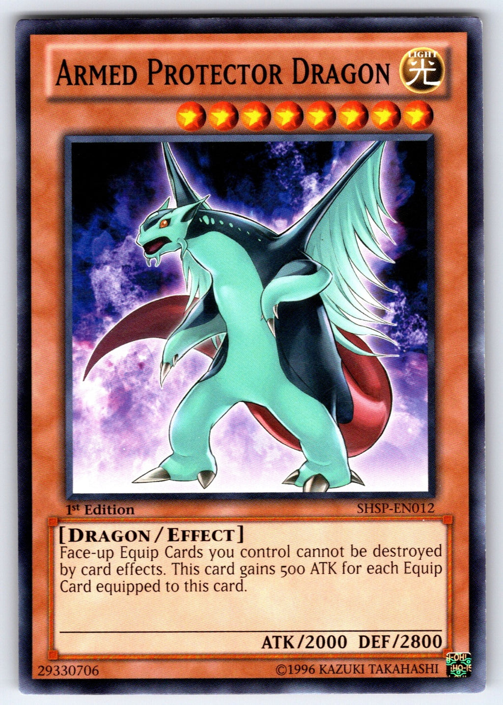 Armed Protector Dragon 1st Edition Common Shadow Specters SHSP-EN012 LP 2013
