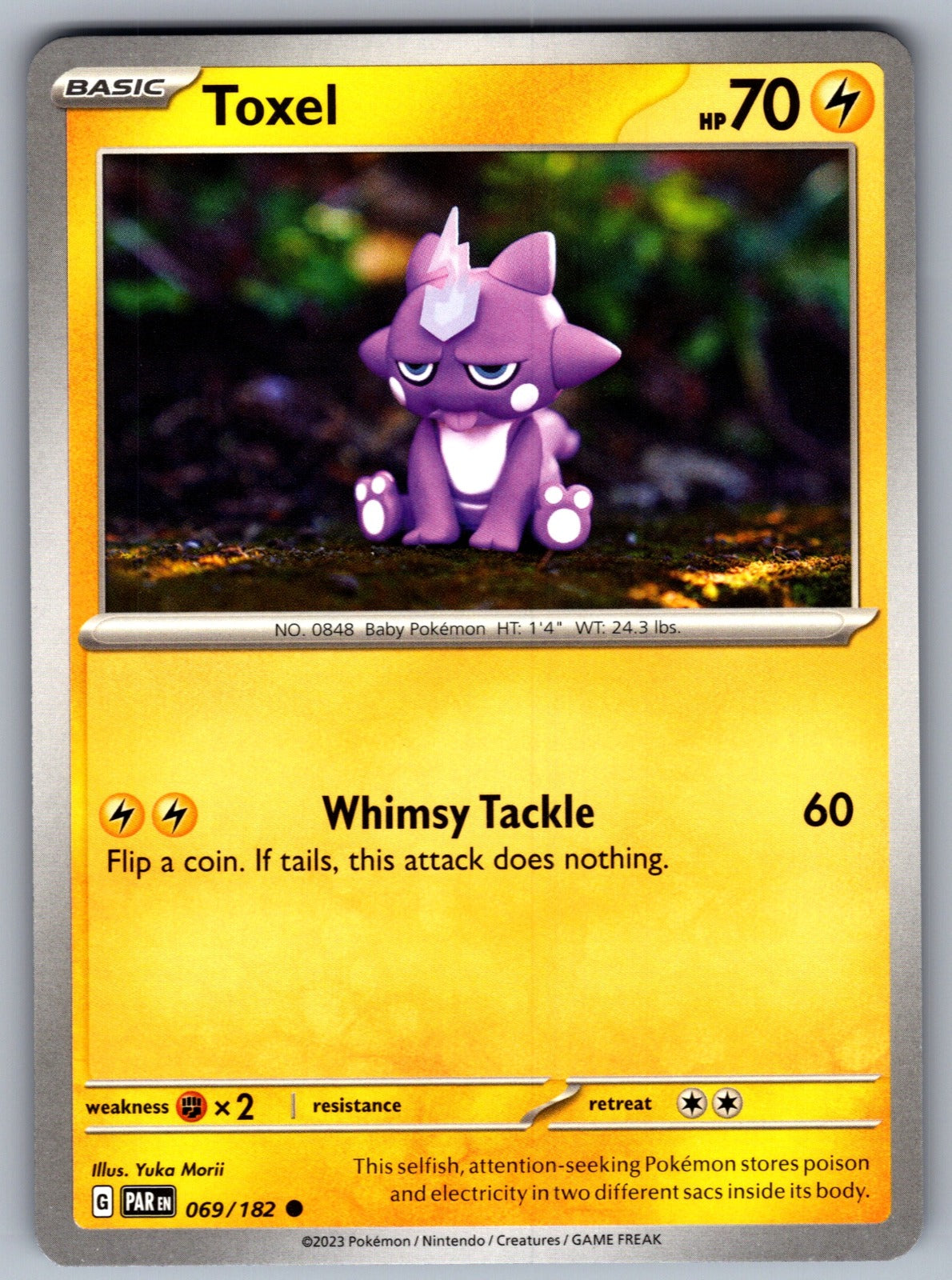Toxel Common SV04: Paradox Rift 069/182 NM 2023