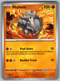 Rhyhorn Common SV: Scarlet & Violet 151 111/165 NM 2023