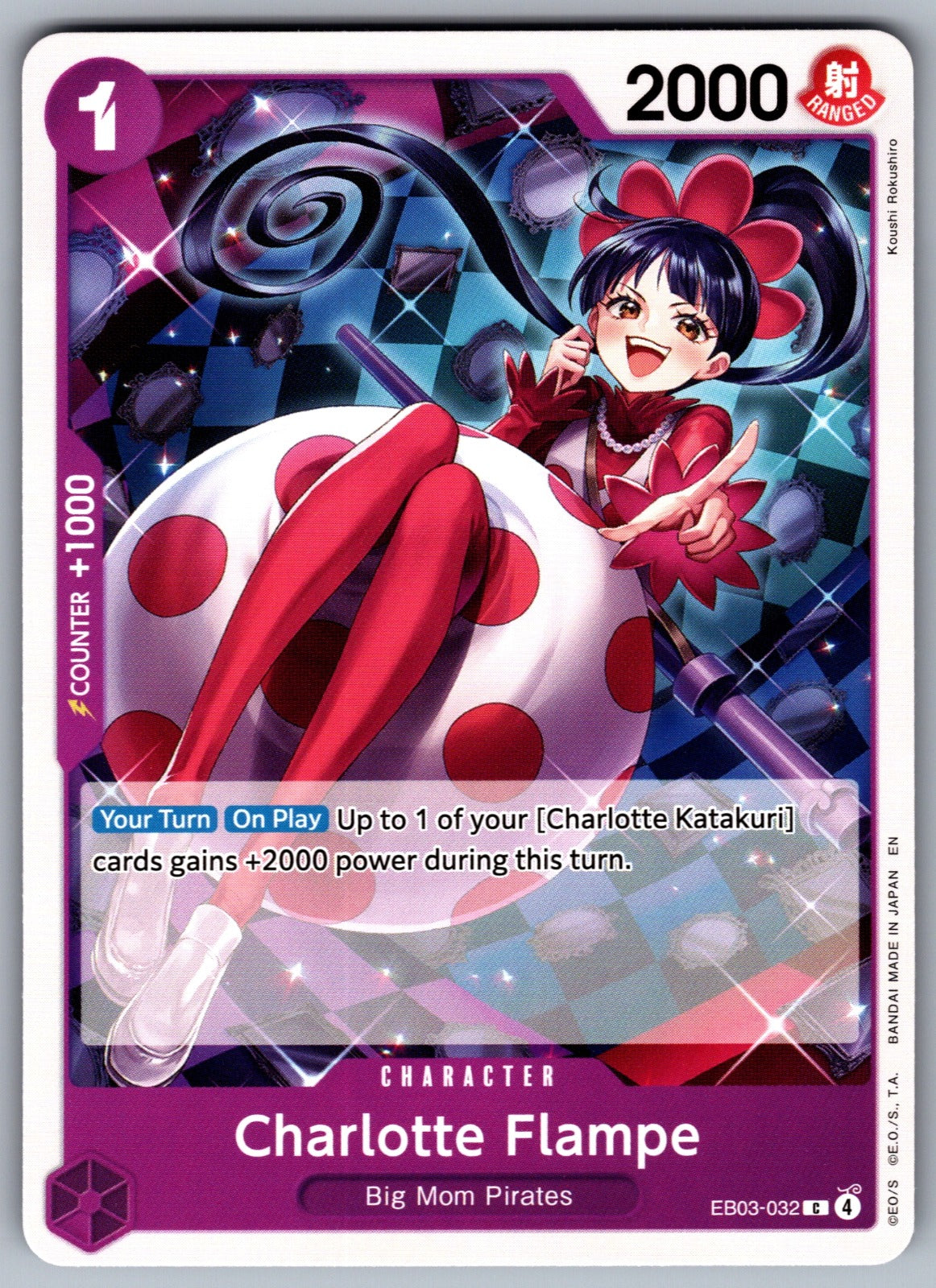 Charlotte Flampe C Extra Booster: One Piece Heroines Edition EB03-032 NM 2026