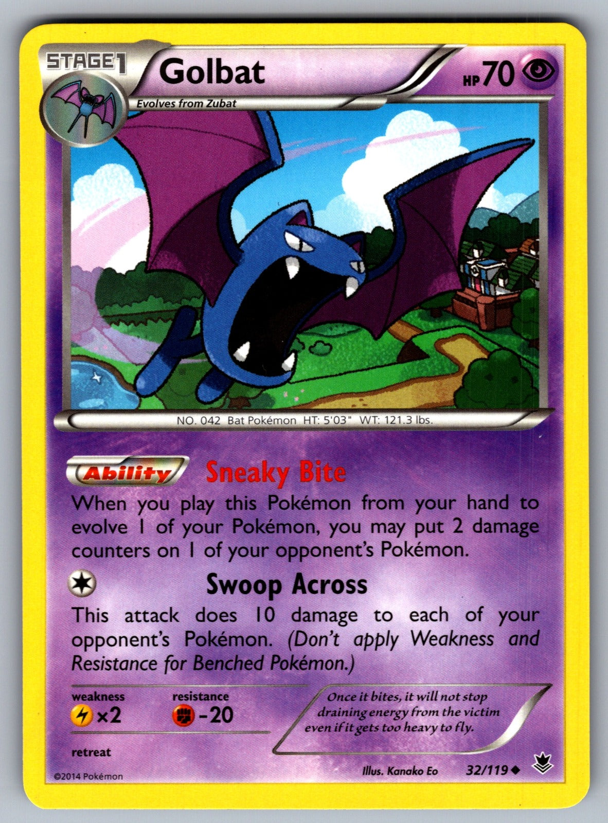 Golbat Uncommon Generations 31/83 LP 2016