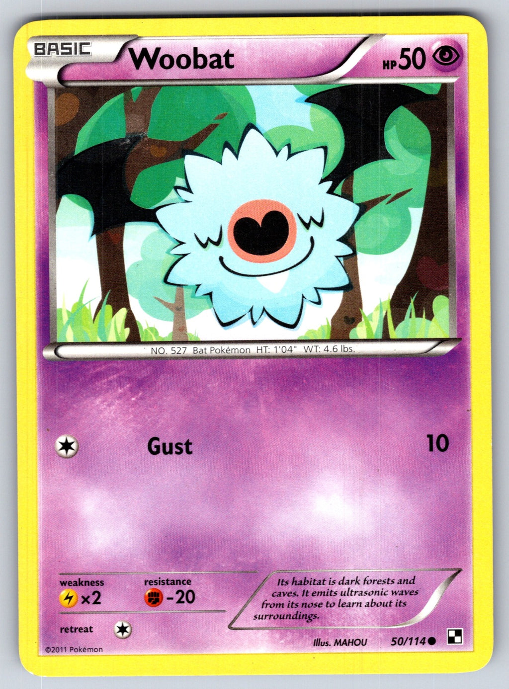 Woobat Common Black and White 50/114 LP 2011
