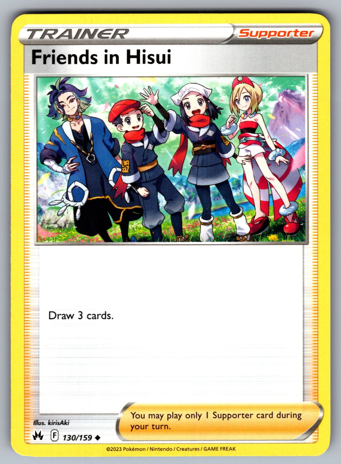 Friends in Hisui Uncommon SWSH: Crown Zenith 130/159 NM 2023