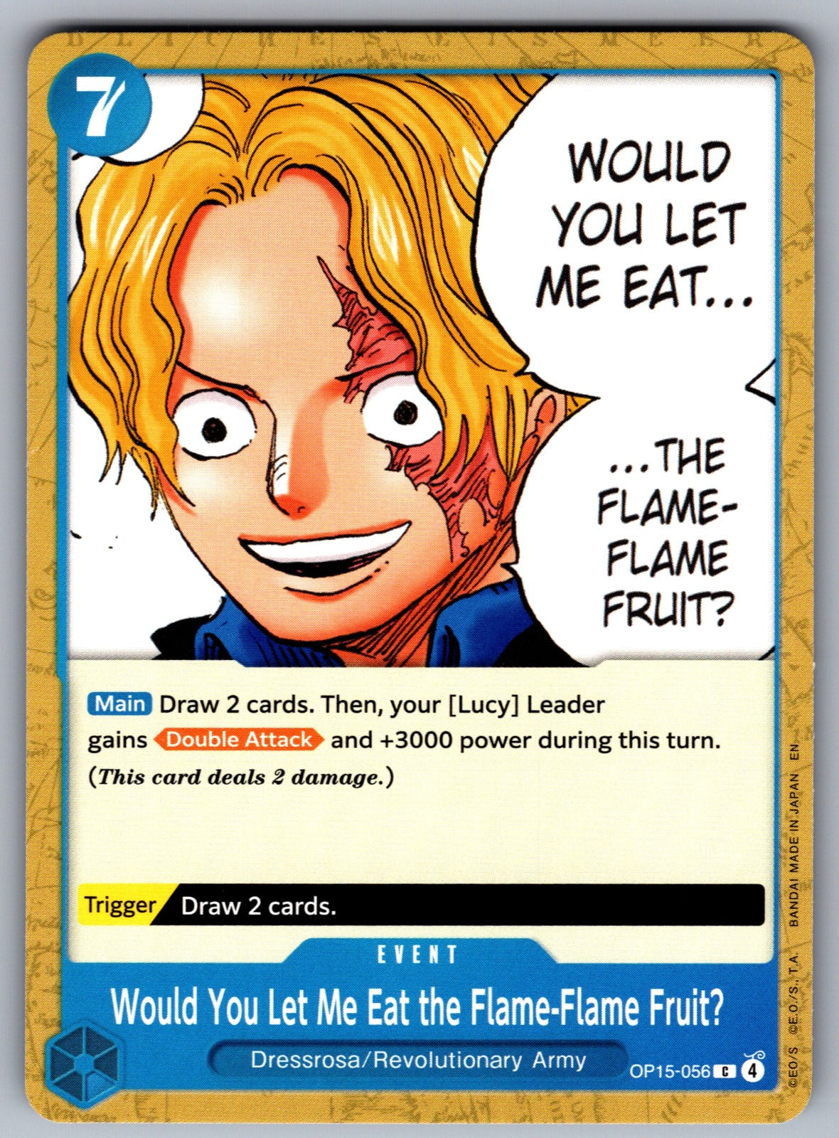 Would You Let Me Eat the Flame-Flame Fruit? C Adventure on Kami's Island OP15-056 NM 2026