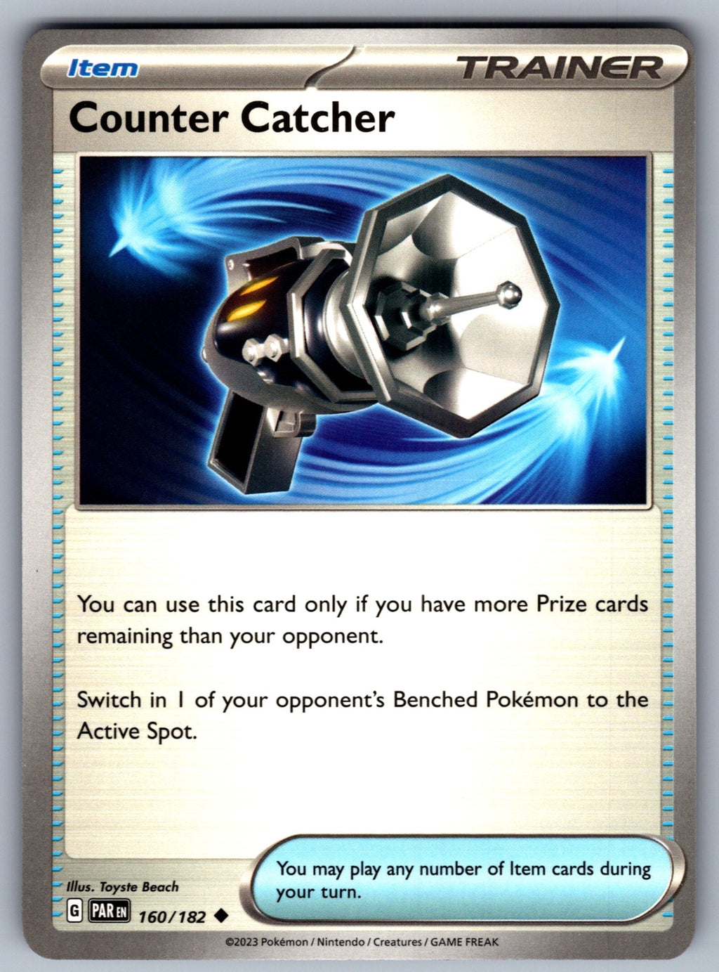Counter Catcher Uncommon SV04: Paradox Rift 160/182 NM 2023