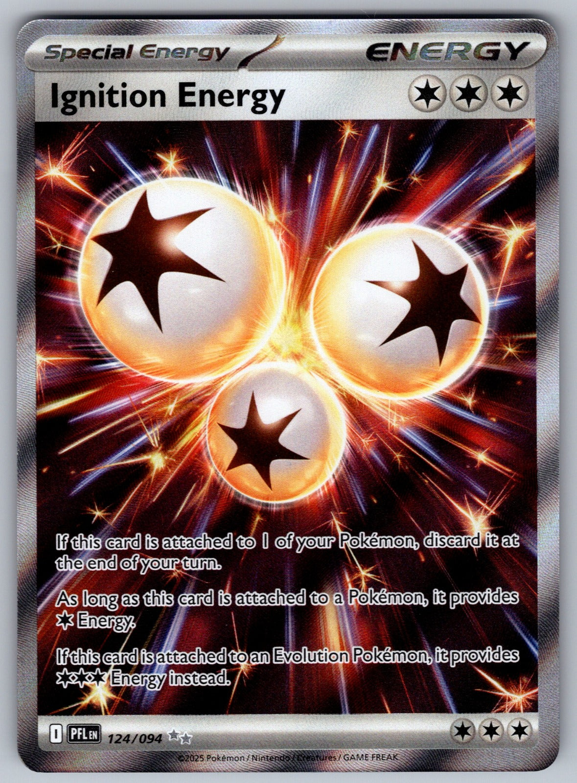 Ignition Energy Holo Ultra Rare ME02: Phantasmal Flames 124/094 NM 2025