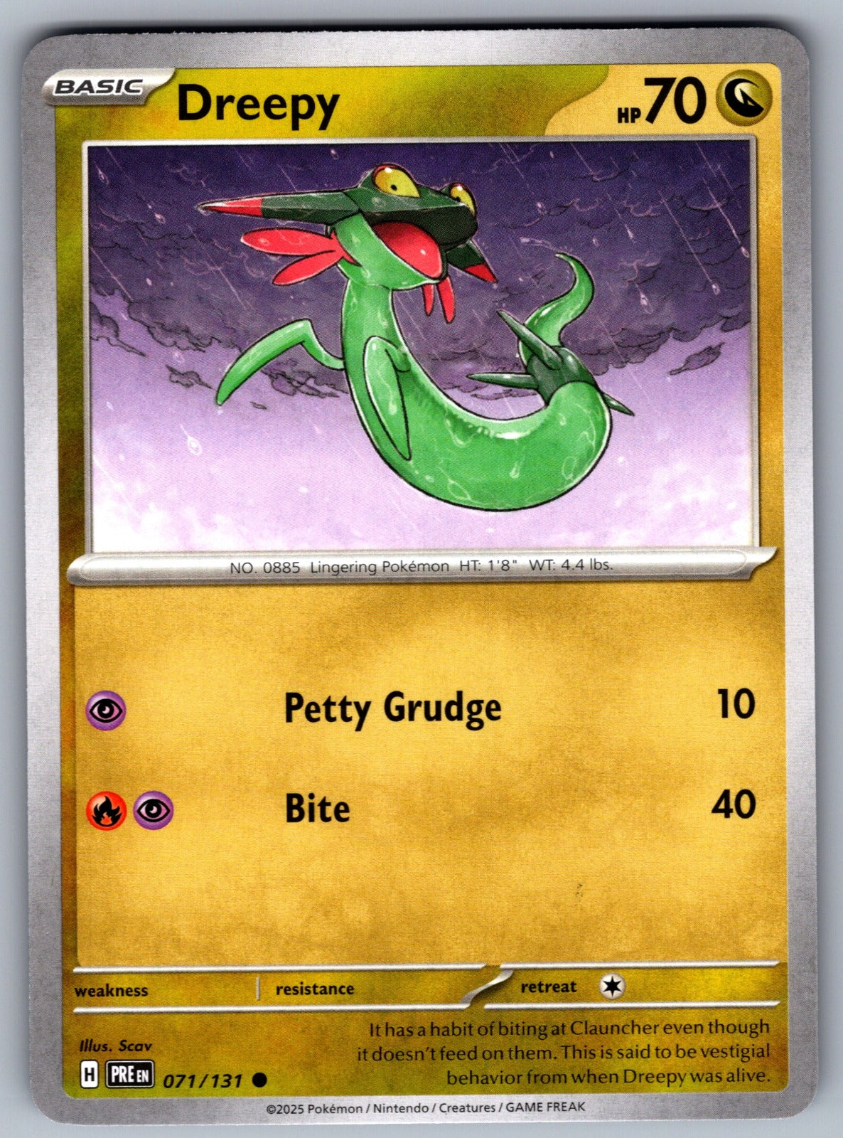 Dreepy Common SV: Prismatic Evolutions 071/131 NM 2025